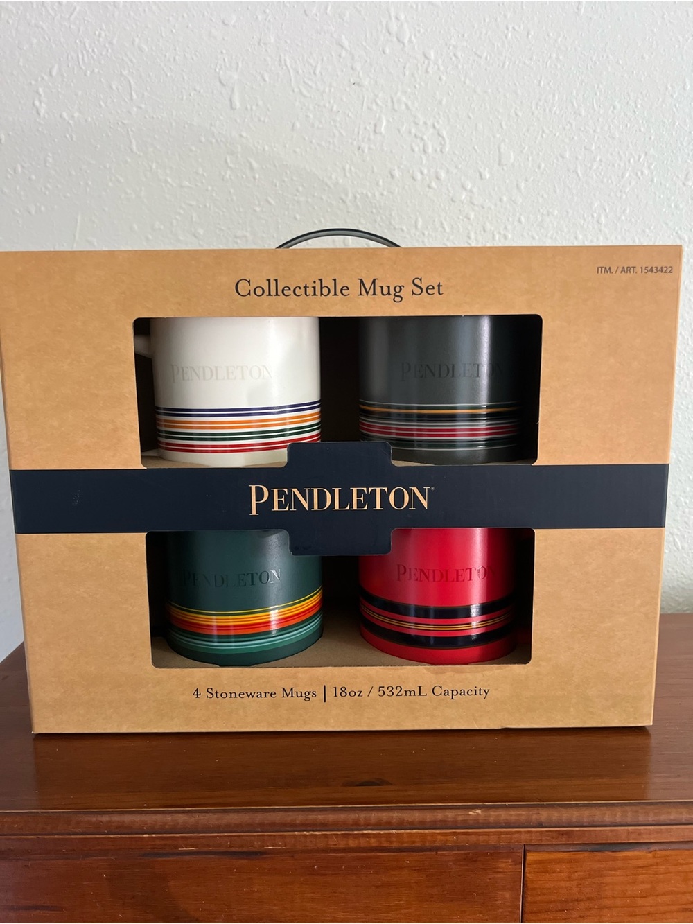 Pendleton Mugs - Set of four - New
